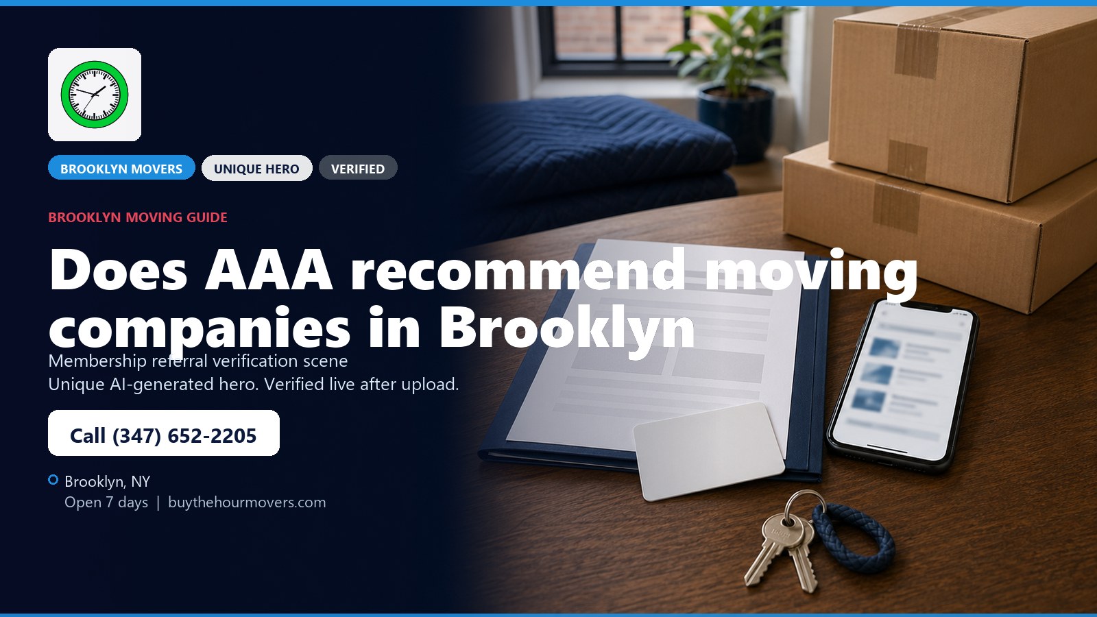 Does AAA recommend moving companies in Brooklyn? unique hero image for Buy The Hour Movers in Brooklyn