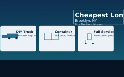 What is the cheapest way to do a long distance move?