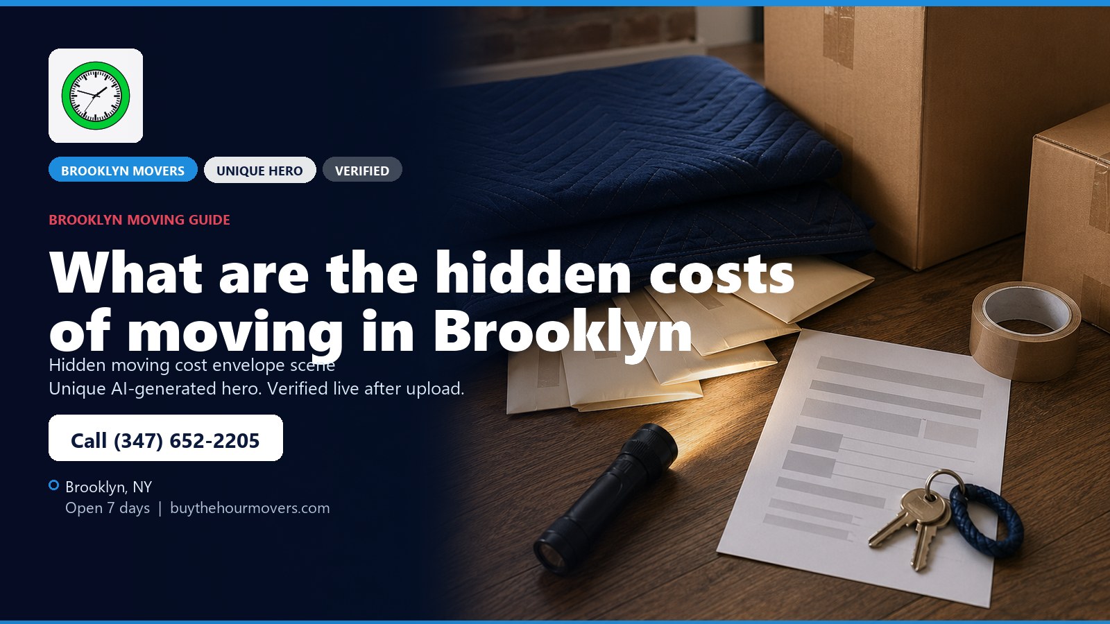 What are the hidden costs of moving in Brooklyn? unique hero image for Buy The Hour Movers in Brooklyn