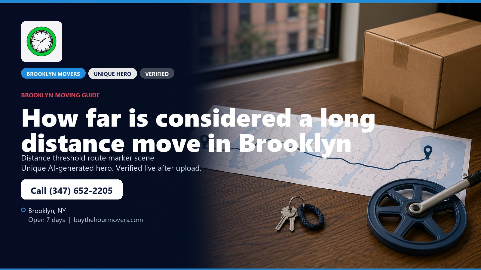 How far is considered a long distance move in Brooklyn? unique hero image for Buy The Hour Movers in Brooklyn