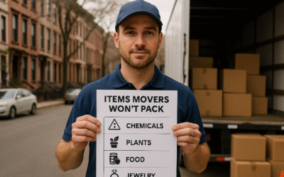 What will movers not pack? Brooklyn packing rules