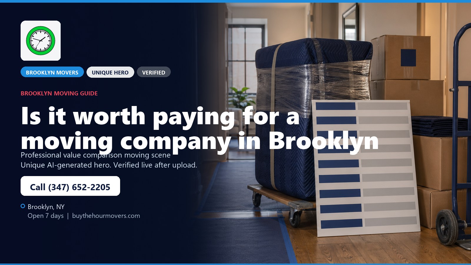 Is it worth paying for a moving company in Brooklyn? unique hero image for Buy The Hour Movers in Brooklyn